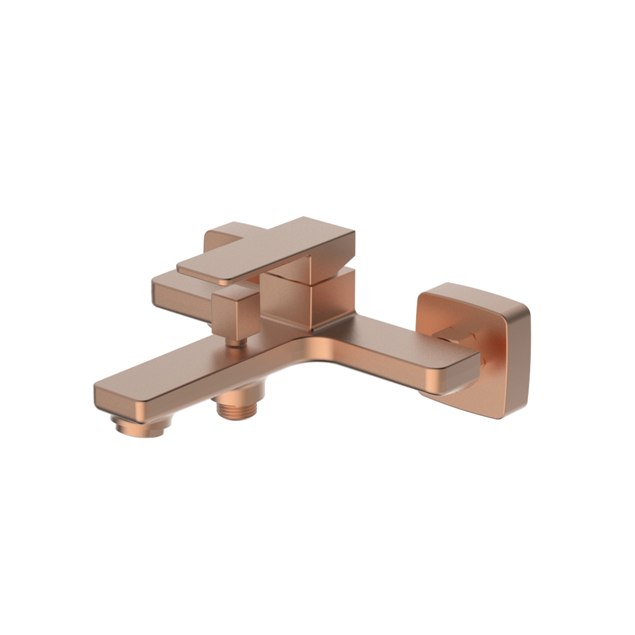 Dante - Banyo Bataryası Mat Fırçalı Rose Gold