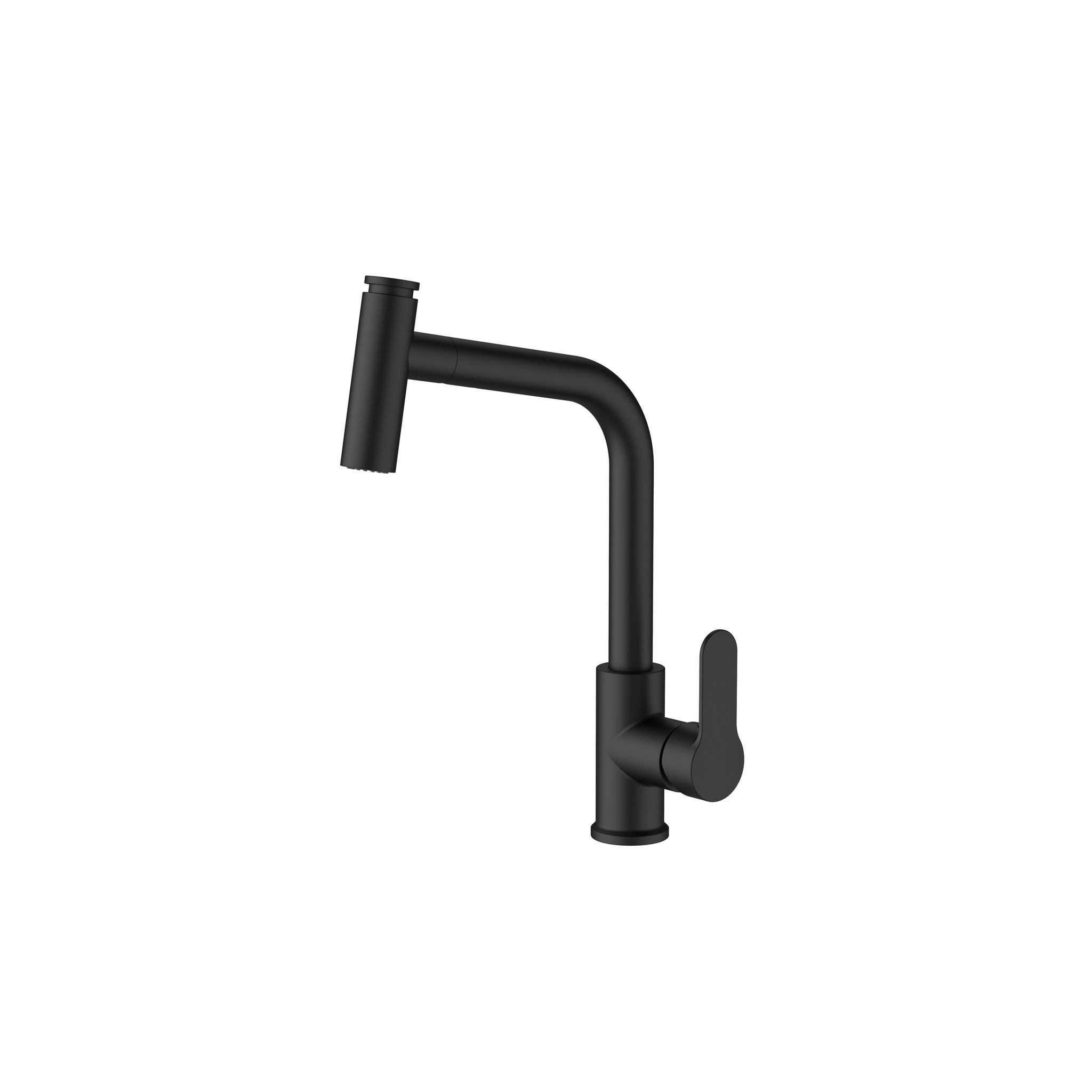 Pull Down - L Borulu Spiralli Eviye Bataryası Siyah