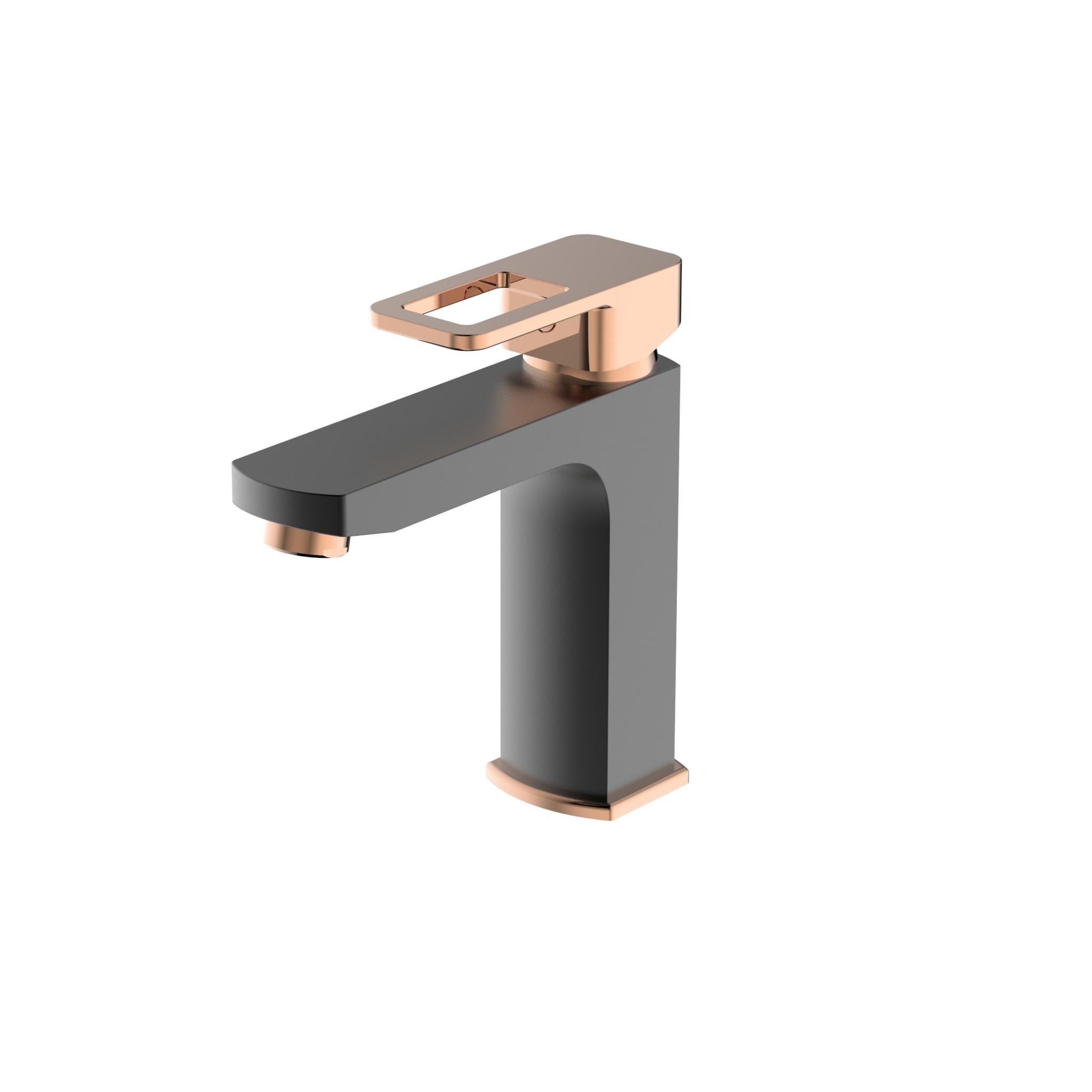 Salvo Plus Colours - Lavabo Bataryası Siyah-Rose Gold