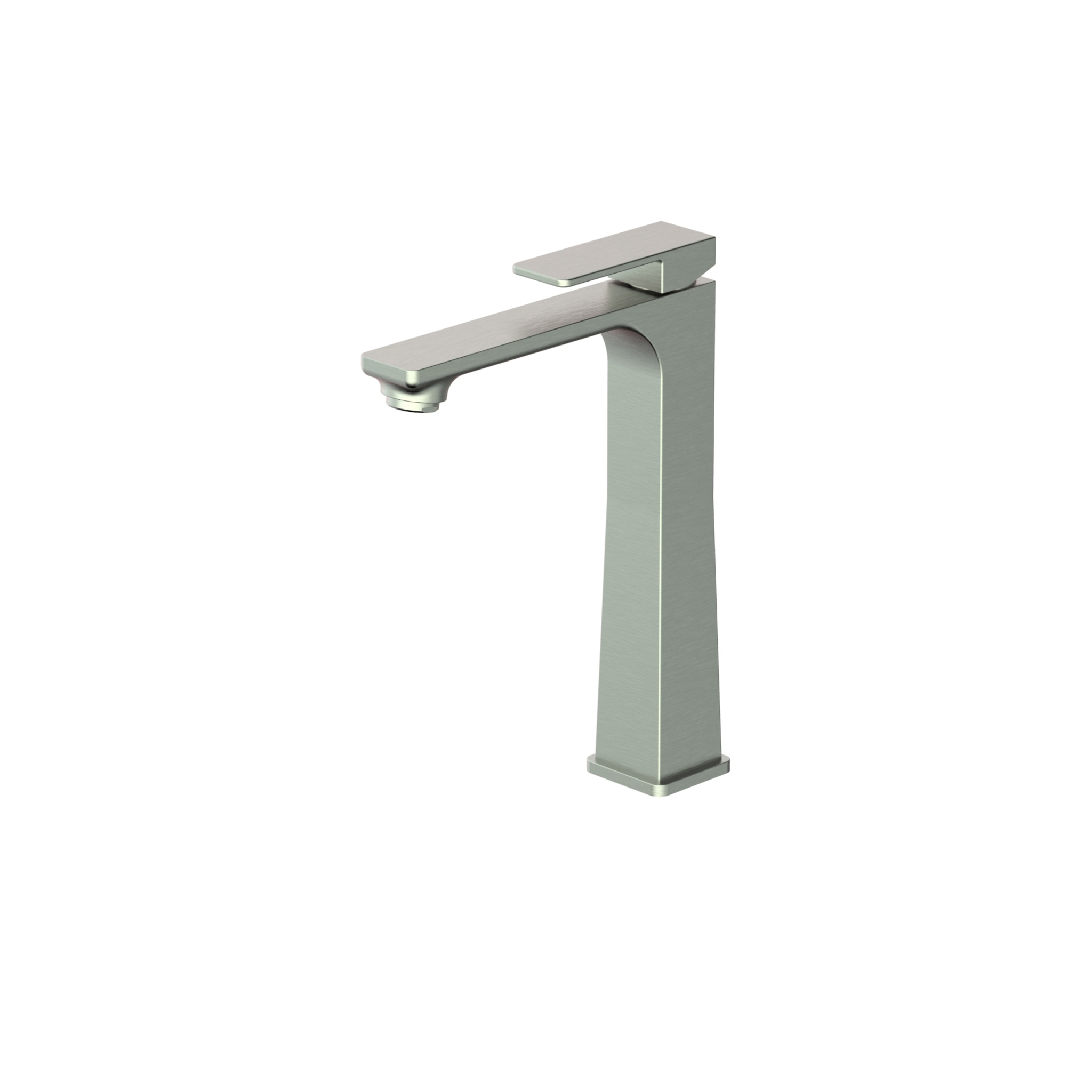 Dante - Yüksek Tip Lavabo Bataryası Mat Fırçalı Nikel