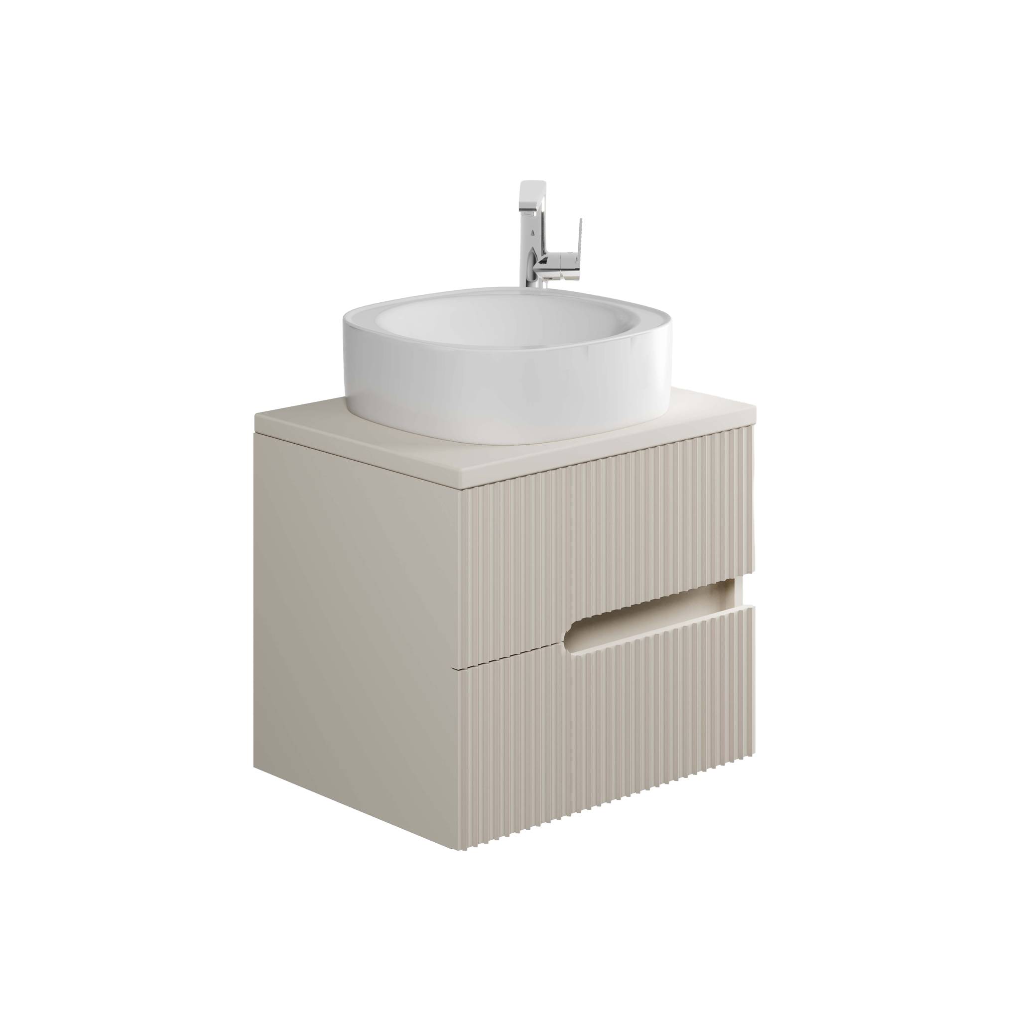 Alvea Banyo Mobilyası Alt Modül Tablalı 60 cm
