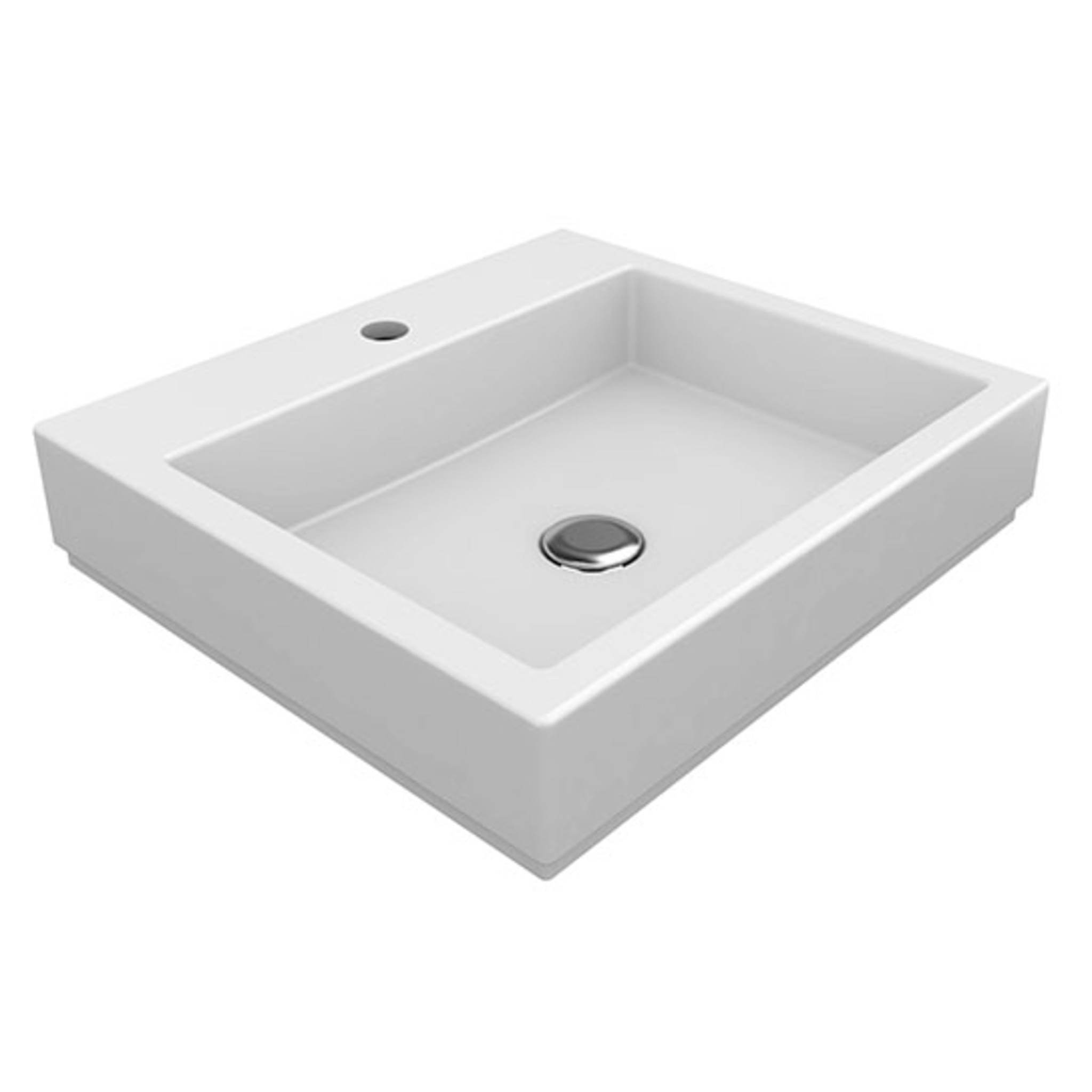 Infinitum - Duvara Montajlı Lavabo Batarya Delikli Taşma Kanallı