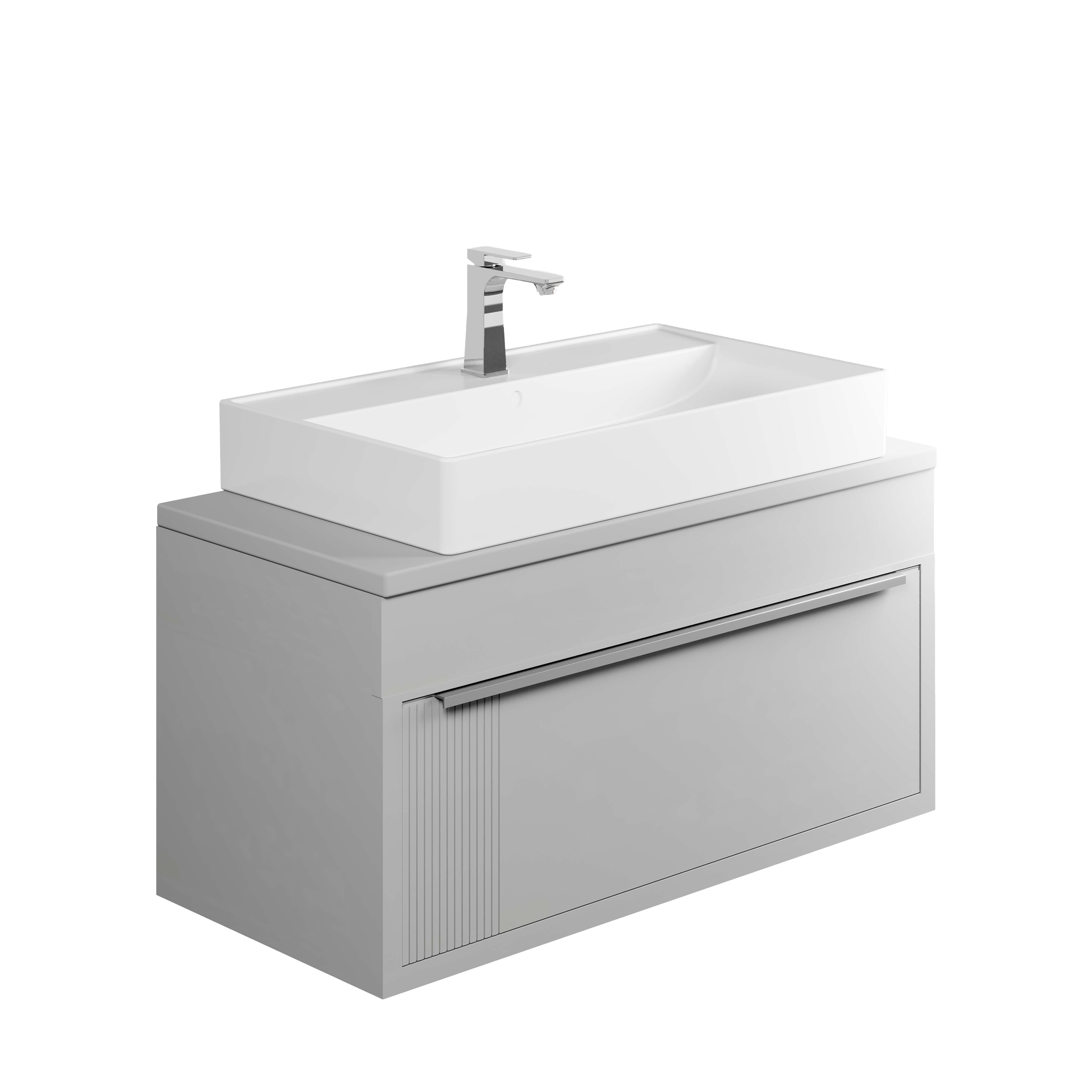 Matisse Banyo Mobilyası Alt Modül Membran 100 cm Tablalı