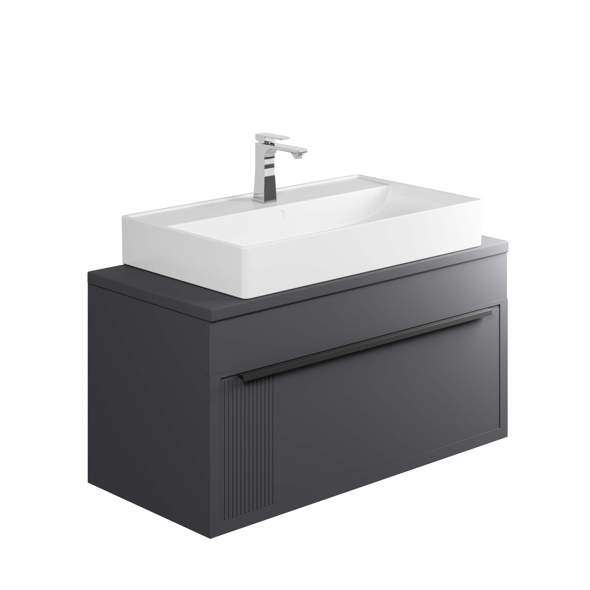 Matisse Banyo Mobilyası Alt Modül Membran 100 cm Tablalı