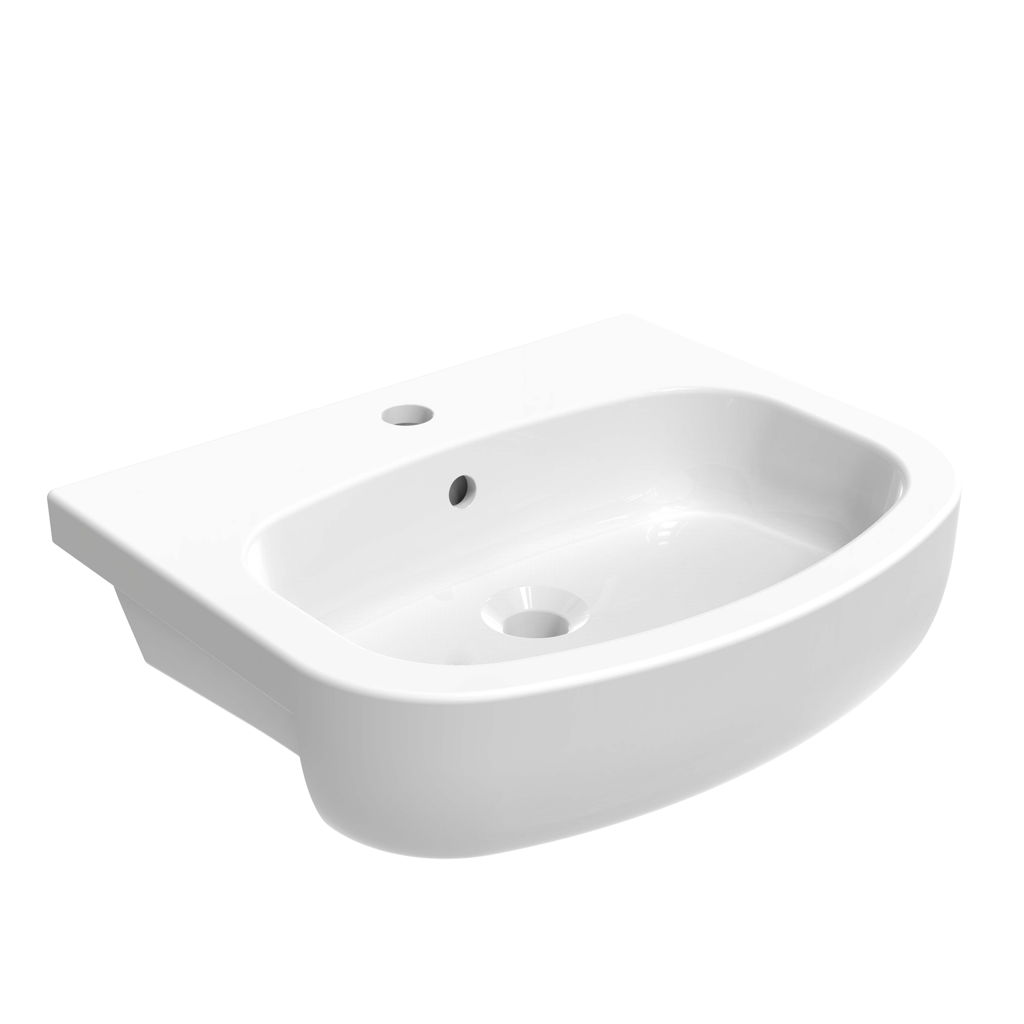 Ronin Yarım Tezgah Lavabo Oval
