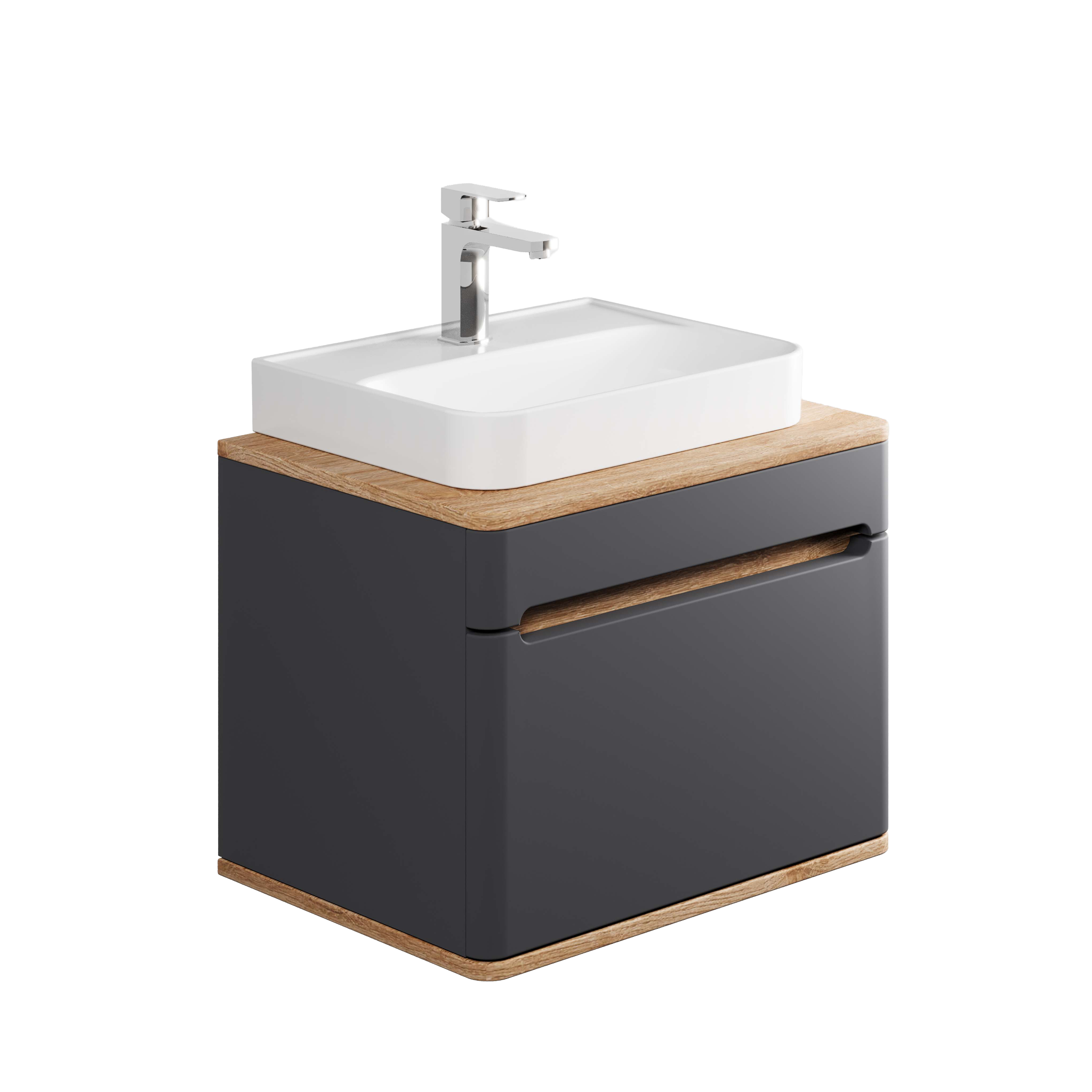 Ronin Banyo Mobilyası Alt Modül 60 cm Tablalı