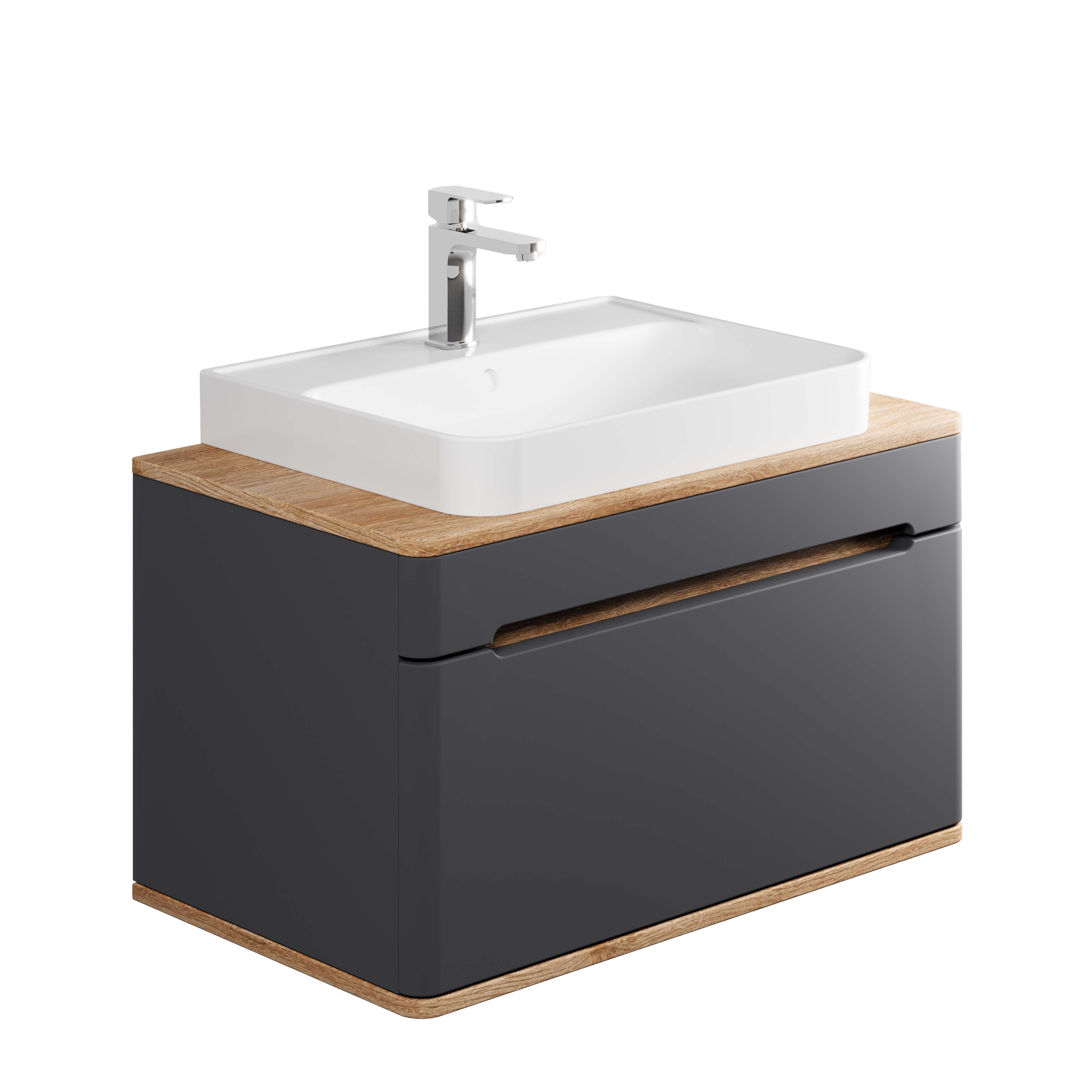 Ronin Banyo Mobilyası Alt Modül 80 cm Tablalı