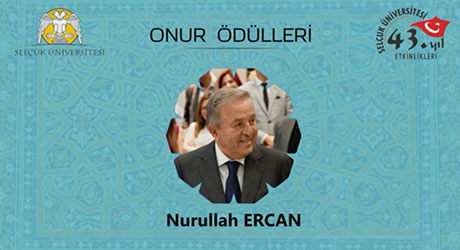 NURULLAH ERCAN’A ONUR ÖDÜLÜ